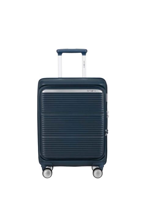 چمدان سخت کابین Samsonite Paralux سرمه‌ای ۵۵/۲۰ آکاردئونی