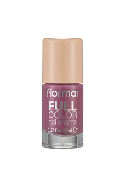 Flormar لاک غلیظ و براق Full Color Nail Enamel - Red Violet