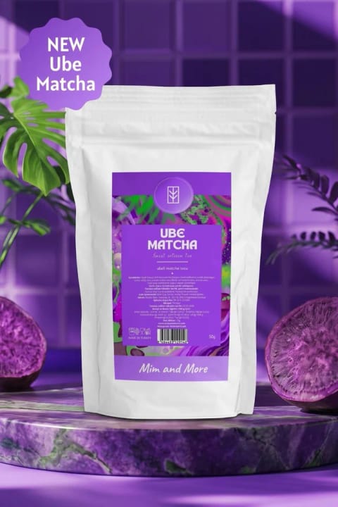 Mim and More Ube Matcha - پودر سوپرفود ماتچا اوبه 50 گرم