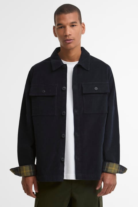 پیراهن بیرونی Barbour مدل Tartan Trimmed رنگ Navy کد NY91