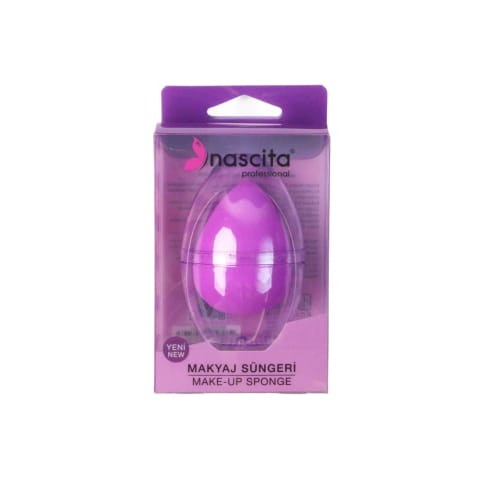 اسفنج آرایشی درب‌دار Nascita بنفش NASYUZFS0125