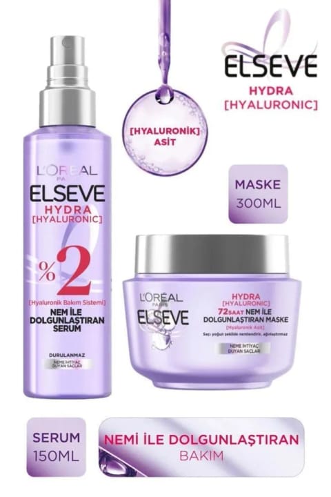 ELSEVE Hydra Hyaluronic ترمیمکننده و حجمدهنده مو با هیالورونیک اسید
