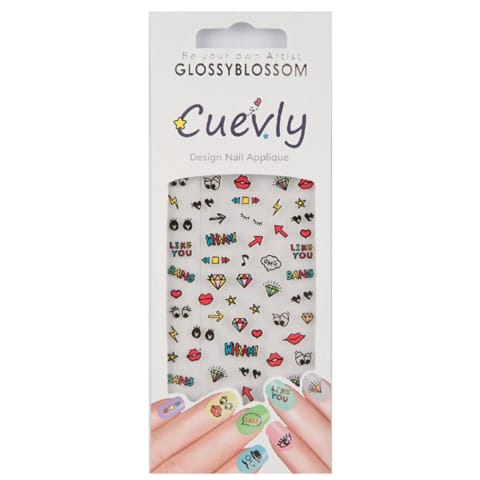 استیکر تزئین ناخن گلوسی بلاسوم Cuevly