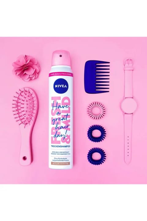 NIVEA Fresh & Mild شامپو خشک اسپری برای موهای با تناژ متوسط 200 میلی‌لیتر