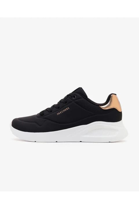 کفش اسپرت زنانه SKECHERS، مدل UNO LITE - SHIMMER ALONG 177291-BLK مشکی، چرم...
