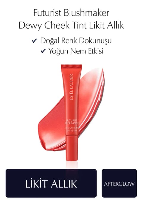 رژگونه مایع Estee Lauder Futurist Blushmaker Dewy Cheek Tint - رنگ: Afterglow