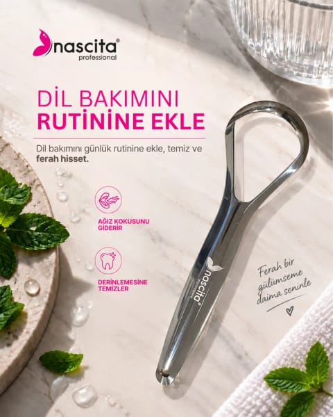 پاککننده زبان استیل ضدزنگ Nascita Professional