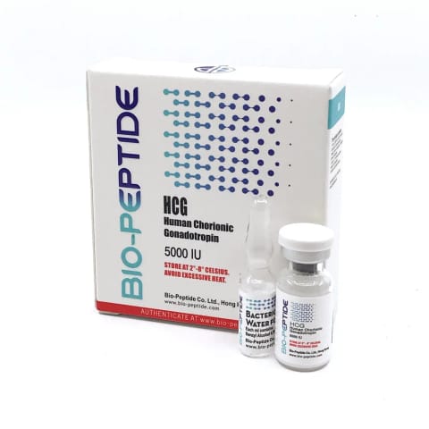 Bio-peptide HCG 5000 IU + آب باکتریواستاتیک