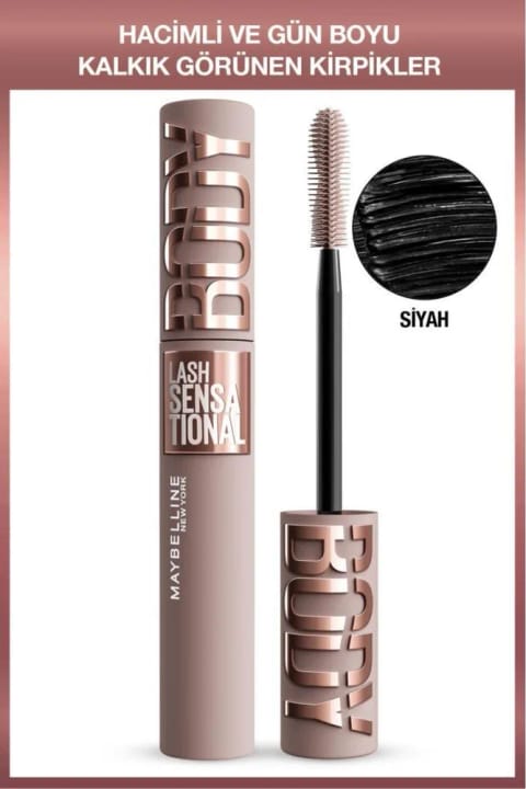 Maybelline New York Lash Sensational Body Maskara - حجم‌دهنده و بلندکننده مژه برای تمام روز