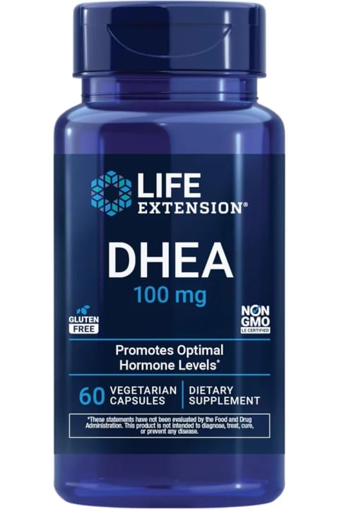 Life Extension DHEA، 100 میلیگرم، 60 کپسول گیاهی – ساخت USA