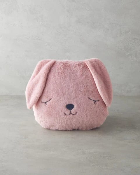 کوسن تزئینی پولیشی نوزاد Sweet Rabbit 35x27 سانتی‌متر صورتی
