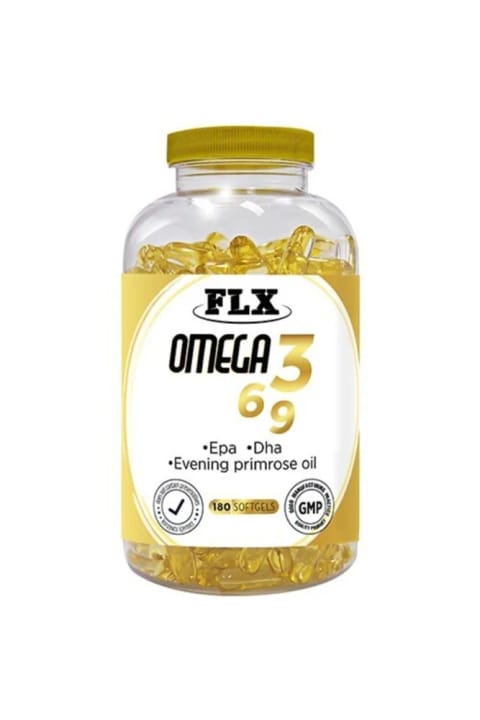 FLX امگا 3-6-9 روغن ماهی DHA-EPA 180 سافت ژل