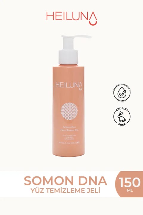ژل شستشوی صورت Heiluna با DNA سالمون و آلوئه ورا و نیاسینامید ۱۵۰ میلیلیتر