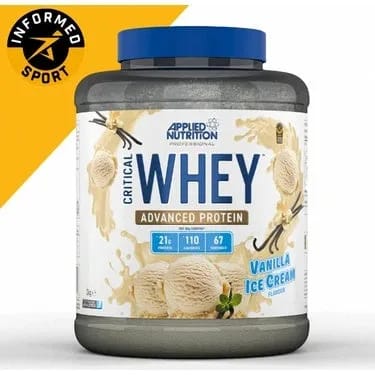 پروتئین وی کریتیکال Applied Nutrition 2000 گرم بستنی وانیلی