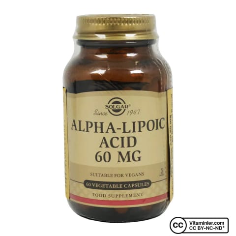 Solgar Alpha Lipoic Acid 60 Mg 60 کپسول