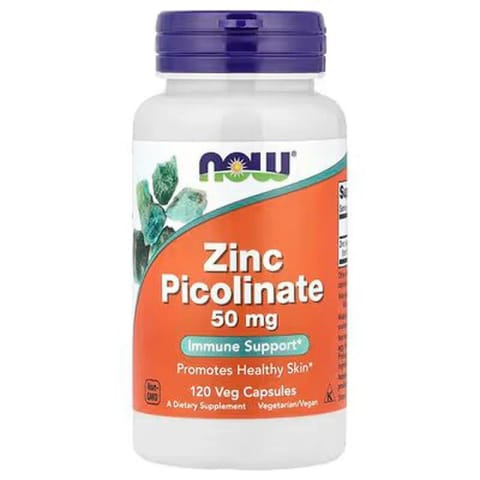 NOW Foods Zinc Çinko Picolinate 50 mg 120 Veg Caps
