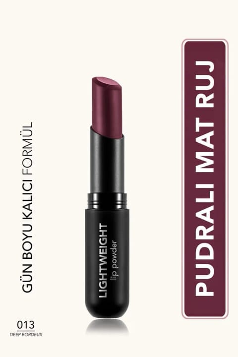 رژ لب مات فوق سبک فلورمار (سرخابی تیره) - Lightweight Lip Powder - 013 Deep
