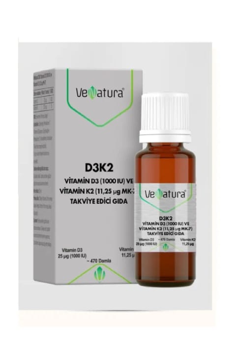 VeNatura D3K2 (11,25 mcg) مکمل غذایی 20 میلیلیتر