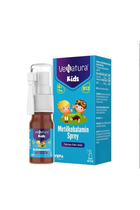 VeNatura Kids B12 Metilkobalamin 5 میلی‌لیتر