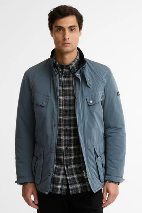 کاپشن کژوال Barbour B.Intl مدل 90th Anniversary Duke GY71 رنگ Dark Slate