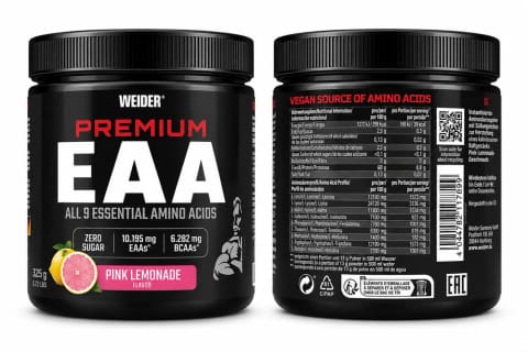 پودر Weider Premium EAA Zero ۳۲۵ گرم - Pink lemonade