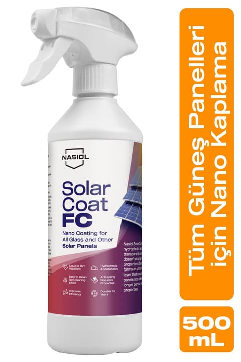 نانو پوشش محافظ Nasiol SolarCoat FC برای همه پنلهای خورشیدی - ۵۰۰ml