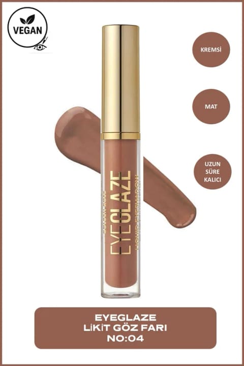 Golden Rose سایه مایع چشم Eye Glaze - 04 شکلاتی
