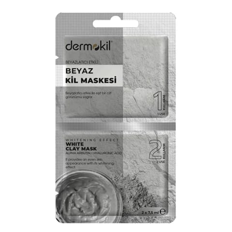 Dermokil ماسک رس سفید ۲×۷.۵ میلیلیتر