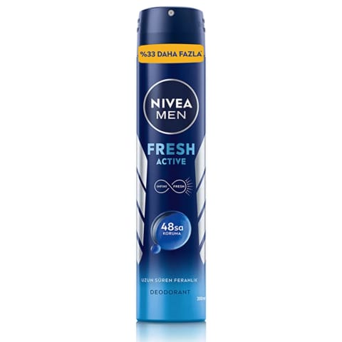 NIVEA Men Fresh Active مردانه اسپری دئودورانت ۲۰۰ میلیلیتر