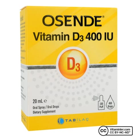 Osende Vitamin D3 400 IU 20 mL قطره