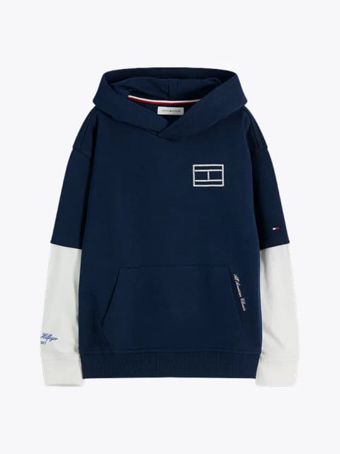 Tommy Hilfiger هودی پسرانه Outline Flag