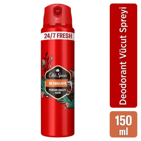 Old Spice Bearglove دئودورانت اسپری مردانه ۱۵۰ میلیلیتر