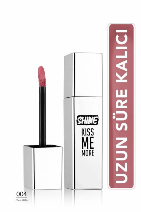 رژ لب مایع براق و ماندگار فلورمار (گل رز تیره) - Shine Kiss Me More
