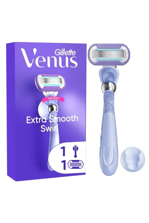 Gillette Venus Venus Extra Smooth Swirl ماشین اصلاح + هد یدکی