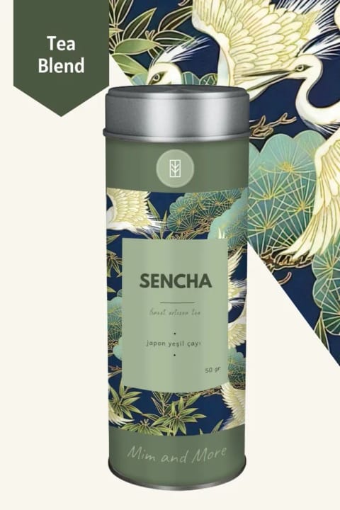 Mim and More Sencha Tea - چای سبز خالص ژاپنی، ۵۰ گرم