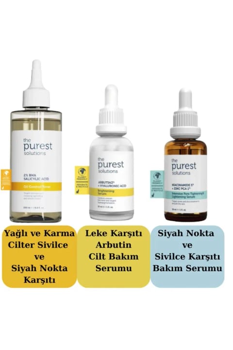ست مراقبت از پوست ضد جوش سرسیاه و آکنه The Purest Solutions