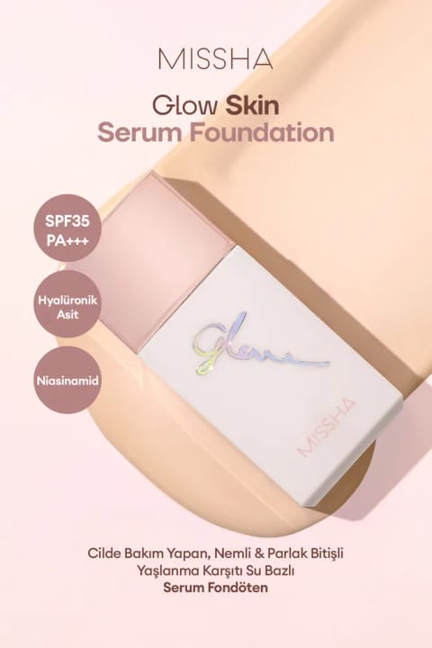 Missha سرمفاندِیشن آبپایه درخشان ضدپیری Glow Skin Serum