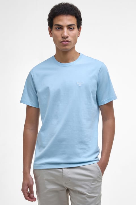 تیشرت اسپرت Barbour مدل BU17 رنگ Pale Sky