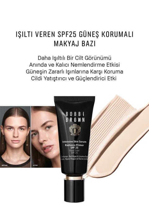 BOBBI BROWN پرایمر سرم پوست Intensive با SPF 25 حجم 40 میلیلیتر / با فینیش درخشان
