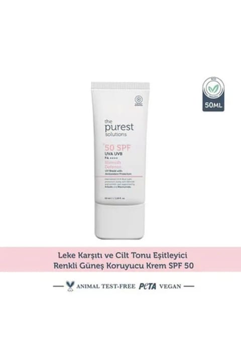 The Purest Solutions کرم ضد آفتاب پوست لکدار SPF 50+ حجم ۵۰ میلیلیتر