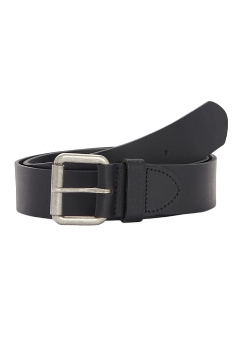 کمربند چرم مات Barbour مدل BK31 مشکی