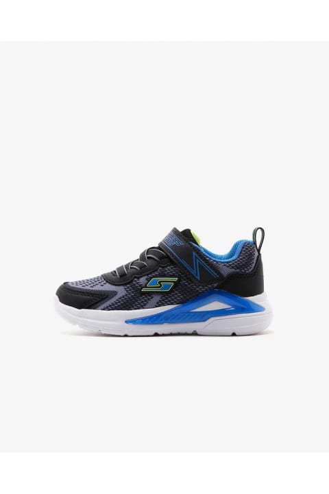 SKECHERS TRI-NAMICS پسرانه کوچک مشکی چراغ‌دار اسپرت 401660N BKYB
