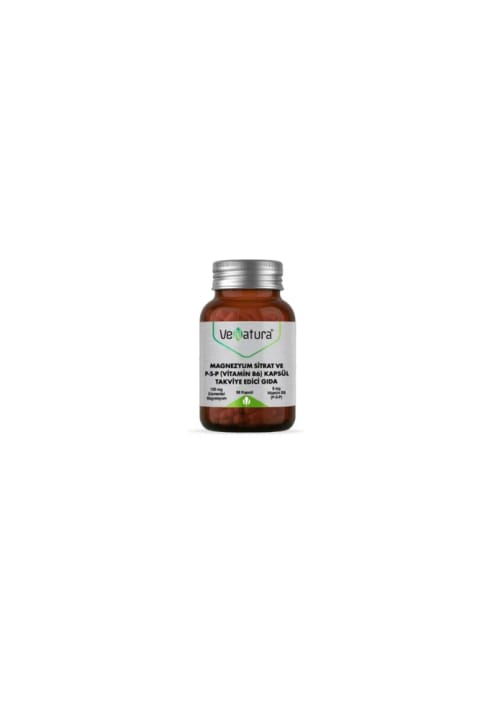 VeNatura منیزیم سیترات و P5P (B6) 90 کپسول