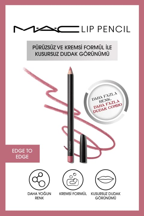 مداد لب کرمی ماندگار M.A.C - Lip Pencil - Edge to Edge ۱.۴۵ گرم