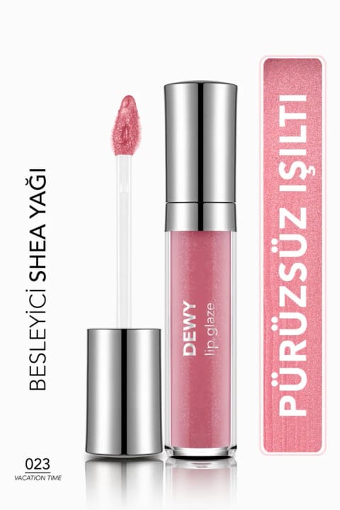 Flormar مرطوب‌کننده و براق‌کننده لب Dewy Lip Glaze - 023 Vacation Time - 8682...