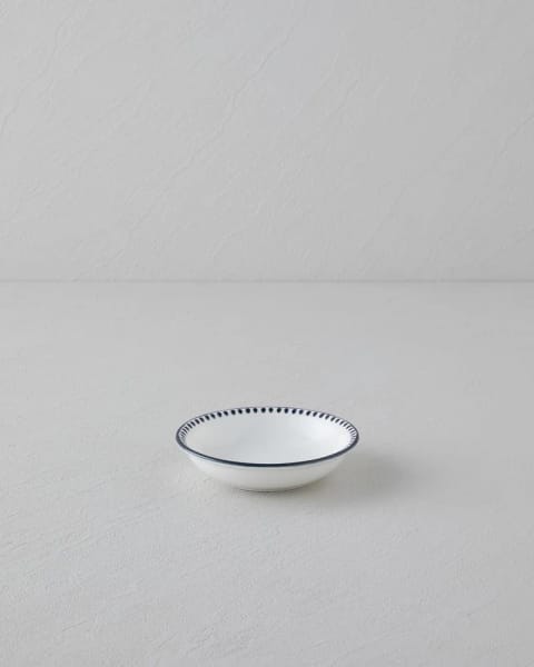 پیش‌دستی چینی Black Dots 11 سانتی‌متری مشکی - سفید