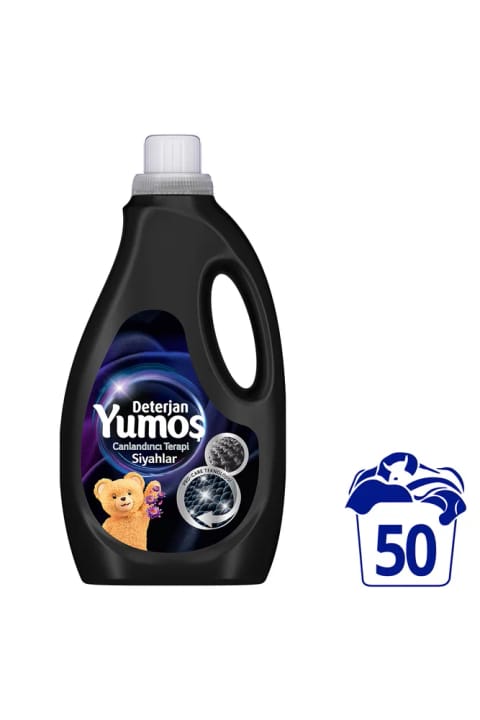 Yumoş Sıvı Çamaşır Deterjanı Canlandırıcı Terapi Siyahlar 50 Yıkama 2500 ml