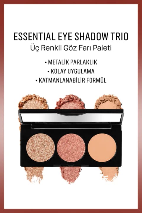 پالت سایه چشم BOBBI BROWN Essential - سه رنگ - Soft C...