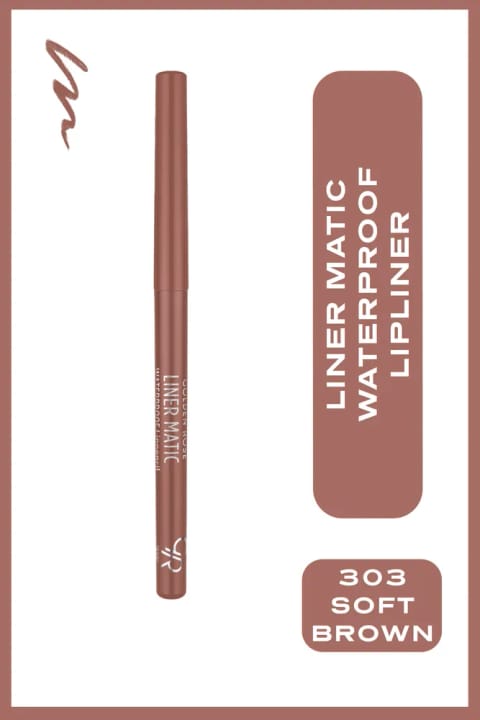 مداد لب ضدآب Golden Rose Liner Matic — 303 Sorft Brown