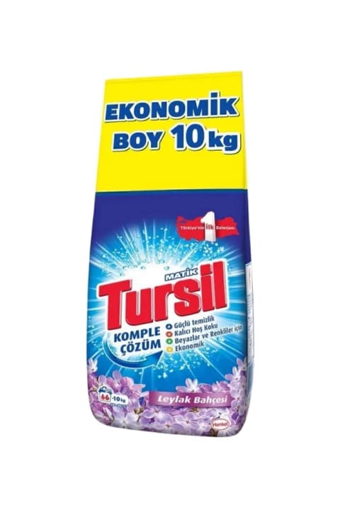 دترجنت لباسشویی Tursil ماشینی Leylak Bahçesi 10 Kg (تمیزکاری عمیق)
